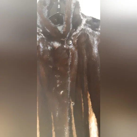 Full-length Ranch/Mahogany Mink Coat